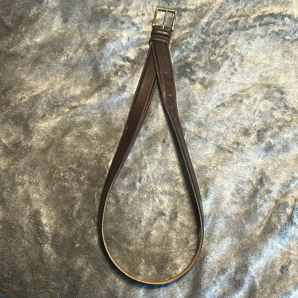 Allen Edmonds Brown Calfskin Belt